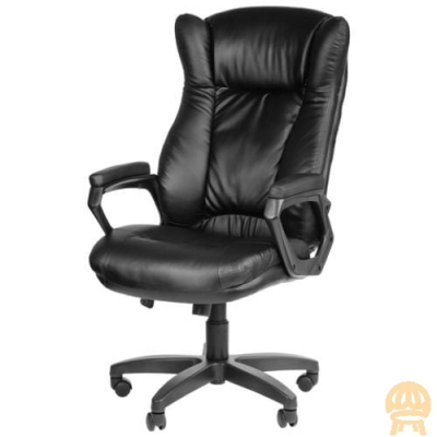 Кресло Olss Адмирал Ultra кож.зам. Черный